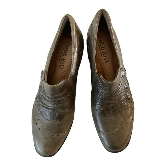 Cobb Hill Tannish Green Heels - Picture 1 of 9